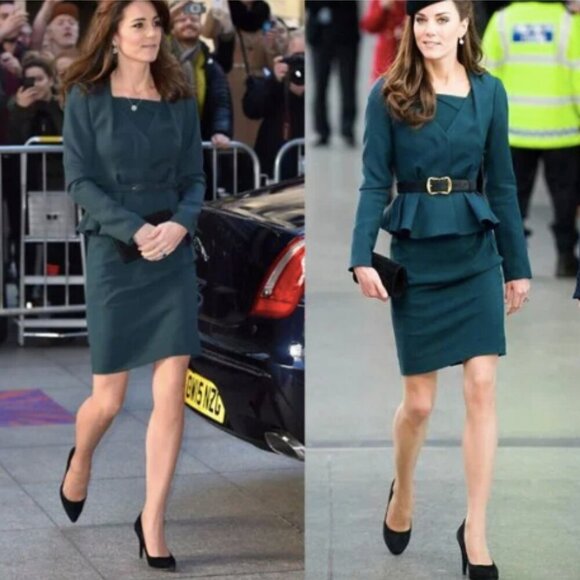 LK Bennett Blue Dress “Davina” ASO Kate Middleton 2 - Picture 15 of 16